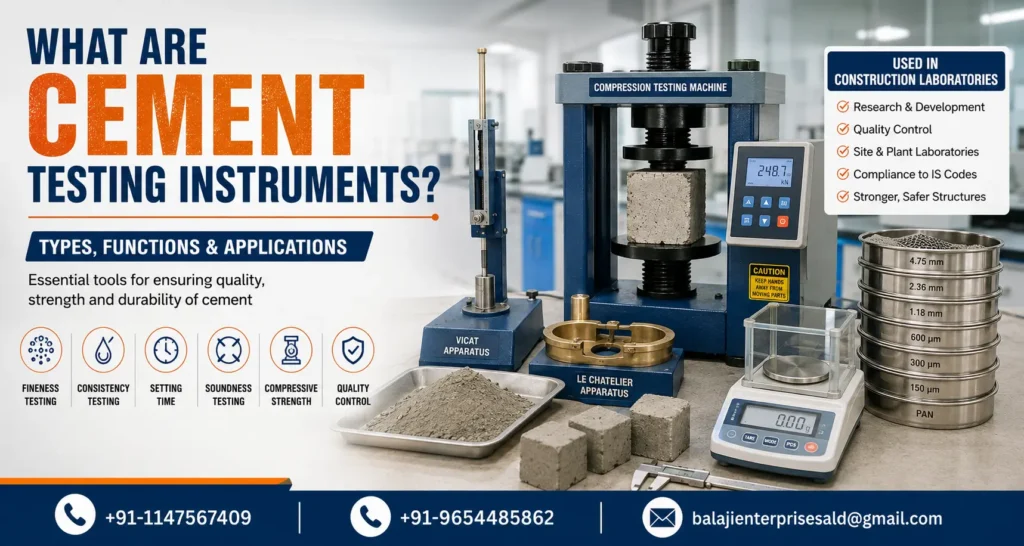 What Are Cement Testing Instruments? Types and Applications
